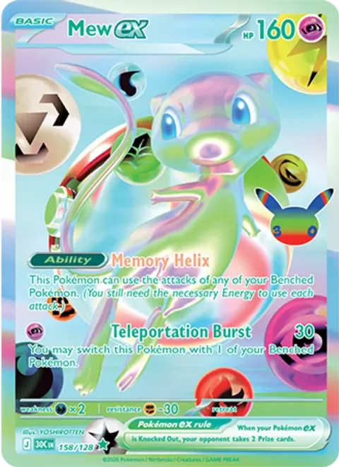 Mew ex [Memory Helix | Teleportation Burst]