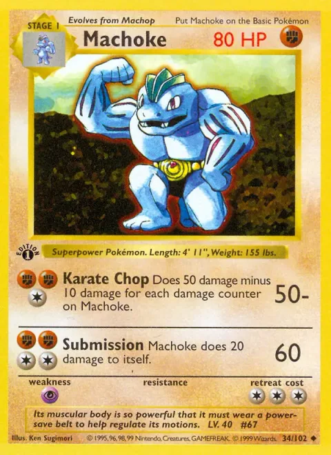 Machoke [Karate Chop | Submission]