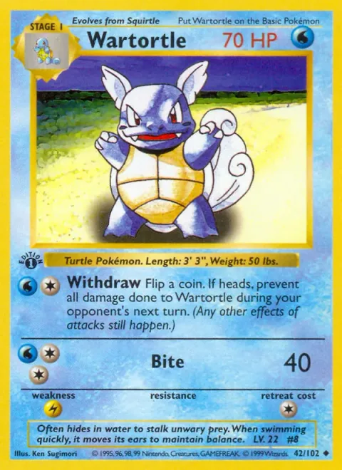 Wartortle [Withdraw | Bite]