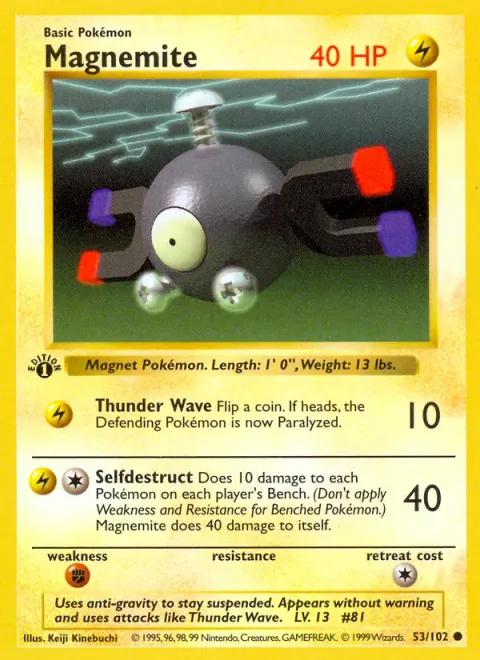 Magnemite [Thunder Wave | Selfdestruct]