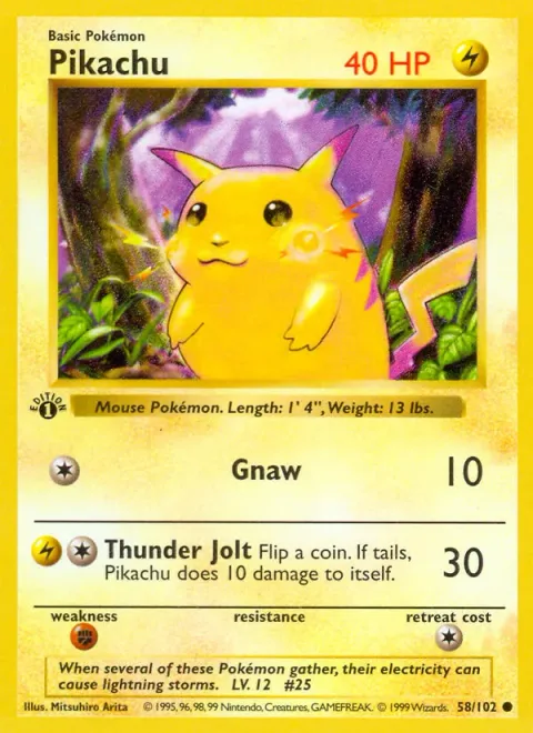 Pikachu [Gnaw | Thunder Jolt]