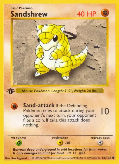 Sandshrew [Sand-attack]