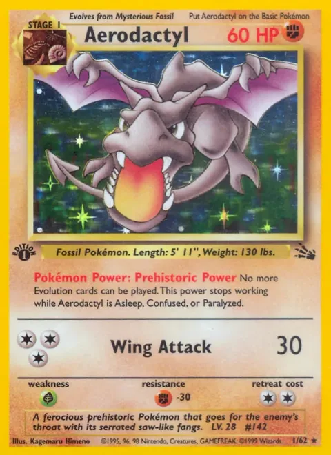 Aerodactyl [Prehistoric Power | Wing Attack]