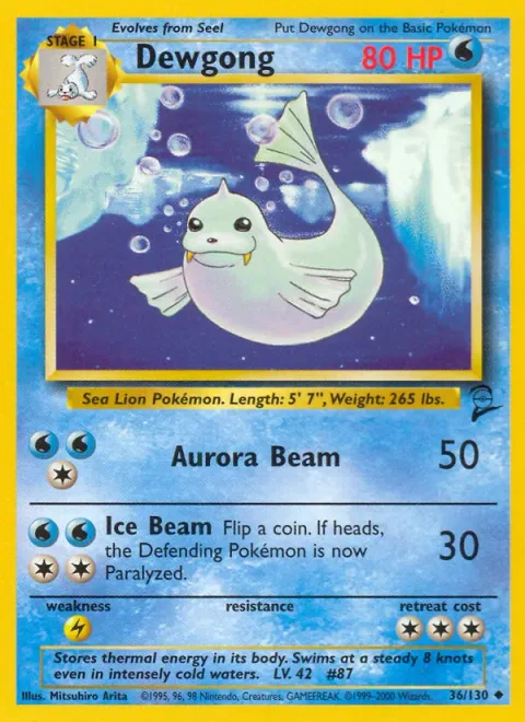 Dewgong [Aurora Beam | Ice Beam]