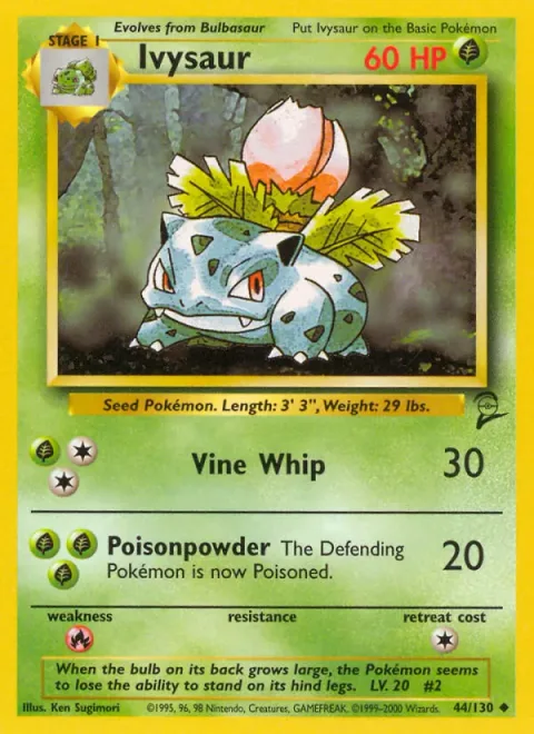 Ivysaur [Vine Whip | Poisonpowder]