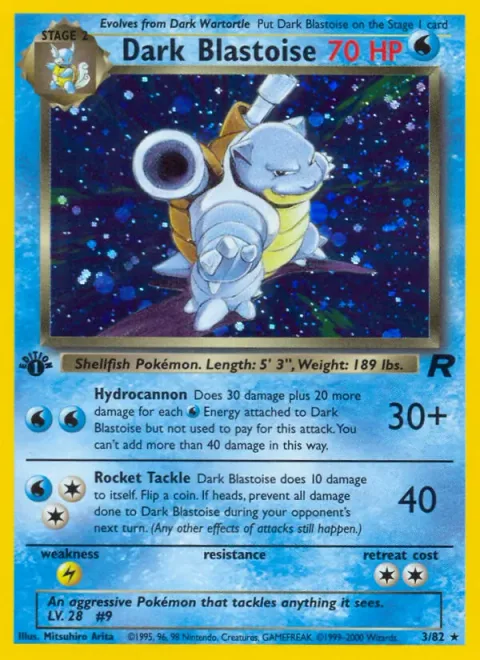 Dark Blastoise [Hydrocannon | Rocket Tackle]
