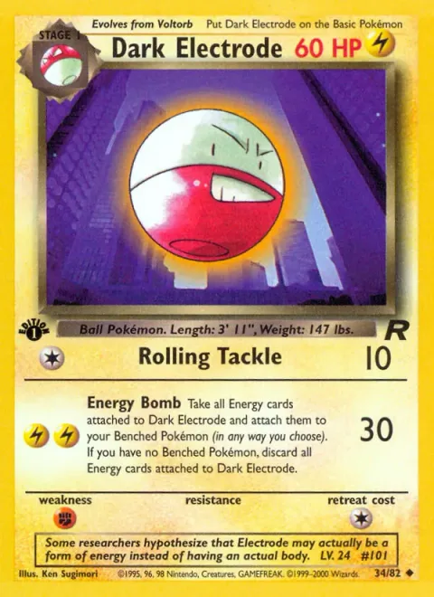 Dark Electrode [Rolling Tackle | Energy Bomb]
