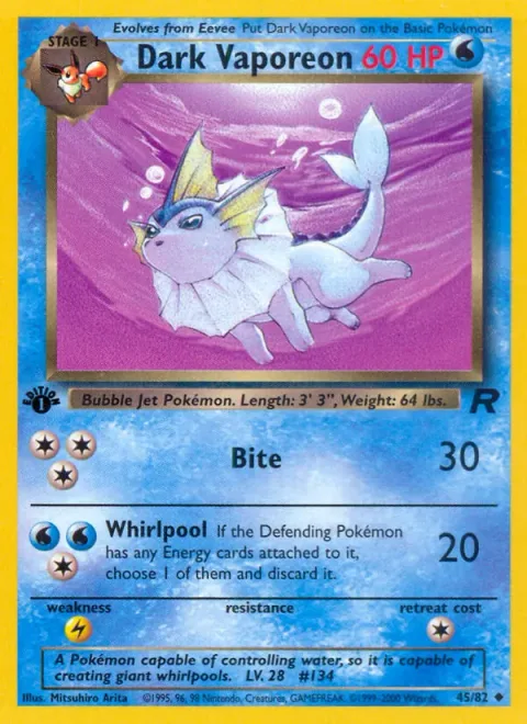 Dark Vaporeon [Bite | Whirlpool]
