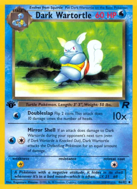 Dark Wartortle [Doubleslap | Mirror Shell]