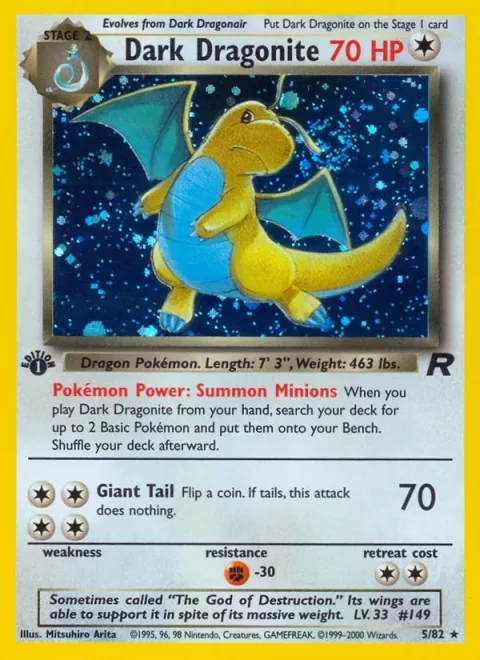 Dark Dragonite [Summon Minions | Giant Tail]