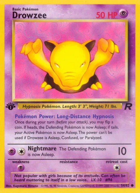 Drowzee [Long-Distance Hypnosis | Nightmare]