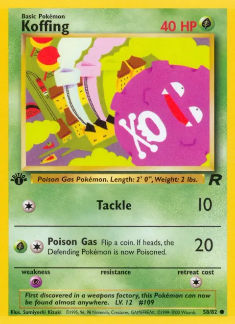 Koffing [Tackle | Poison Gas]