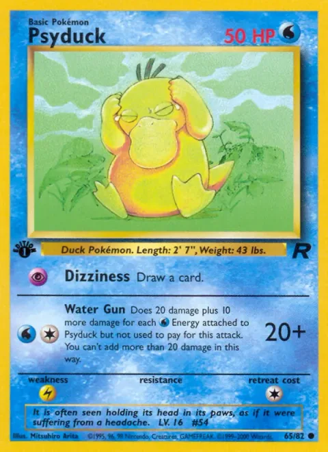 Psyduck [Dizziness | Water Gun]