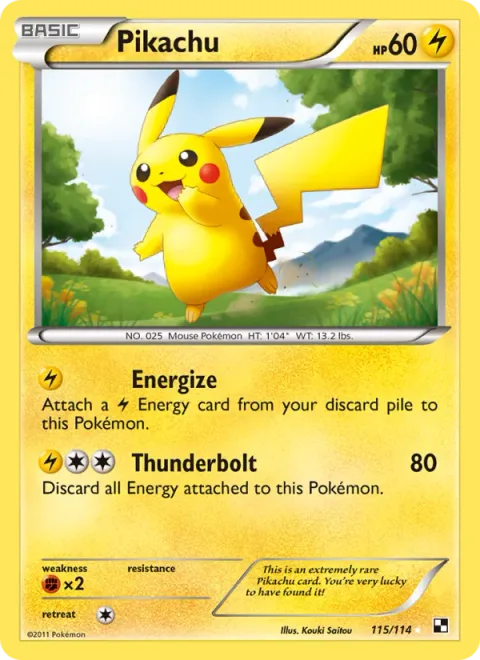 Pikachu [Energize | Thunderbolt]