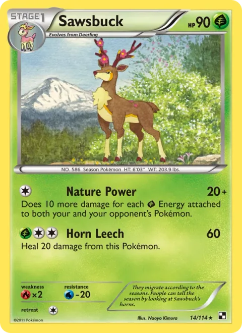 Sawsbuck [Nature Power | Horn Leech]
