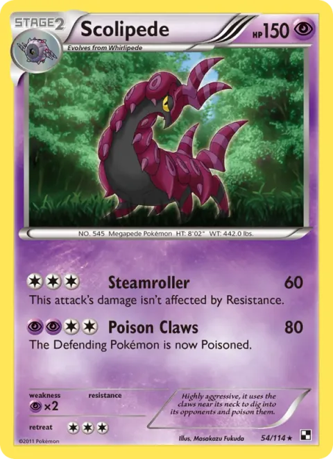 Scolipede [Steamroller | Poison Claws]