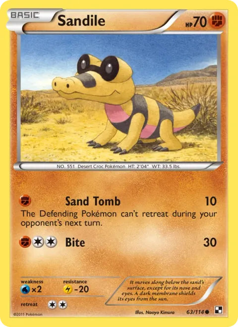Sandile [Sand Tomb | Bite]