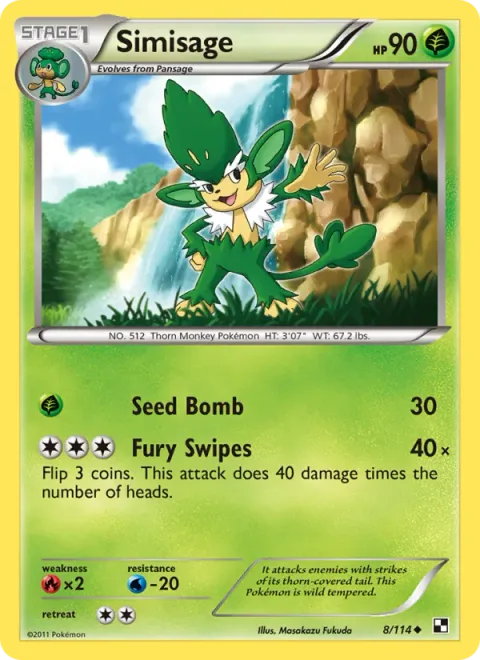 Simisage [Seed Bomb | Fury Swipes]