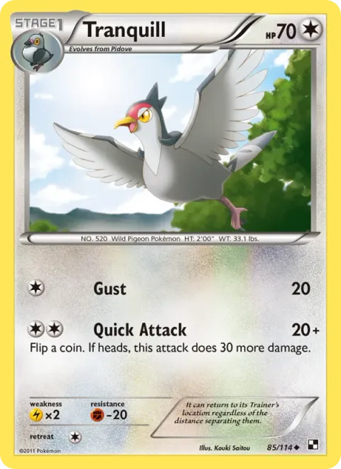 Tranquill [Gust | Quick Attack]