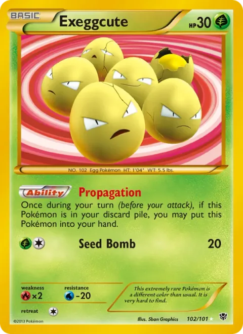 Exeggcute [Propagation | Seed Bomb]
