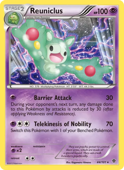 Reuniclus [Barrier Attack | Telekinesis of Nobility]