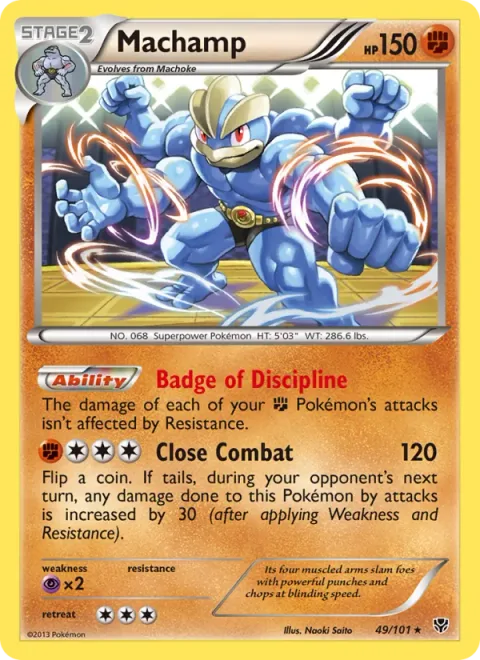 Machamp [Badge of Discipline | Close Combat]