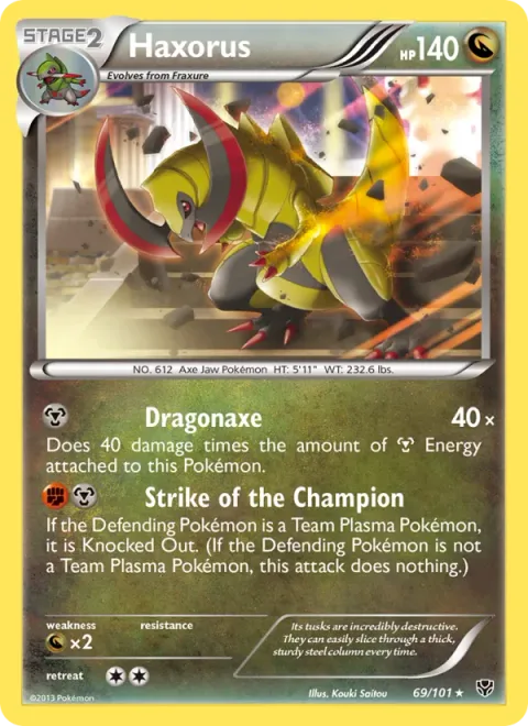 Haxorus [Dragonaxe | Strike of the Champion]