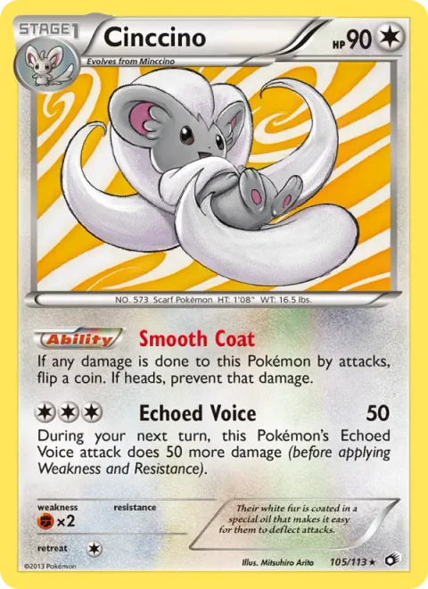 Cinccino [Smooth Coat | Echoed Voice]