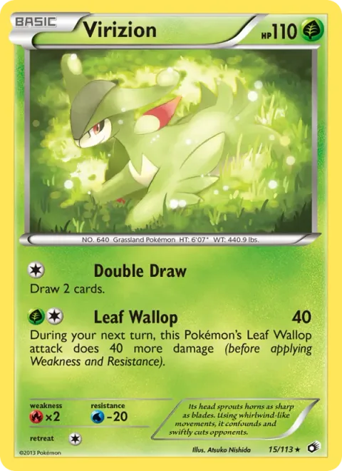 Virizion [Double Draw | Leaf Wallop]