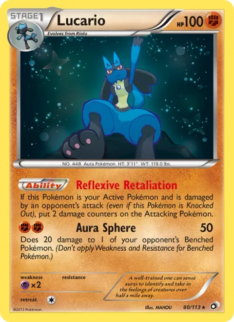 Lucario [Reflexive Retaliation | Aura Sphere]