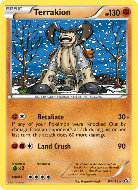 Terrakion [Retaliate | Land Crush]