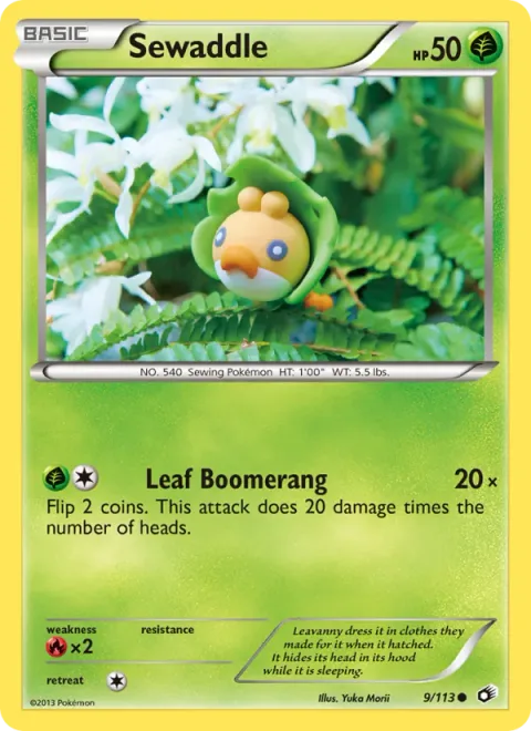 Sewaddle [Leaf Boomerang]