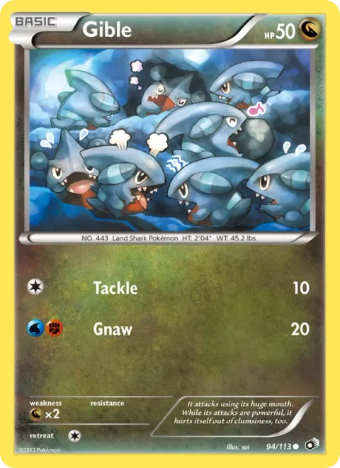Gible [Tackle | Gnaw]
