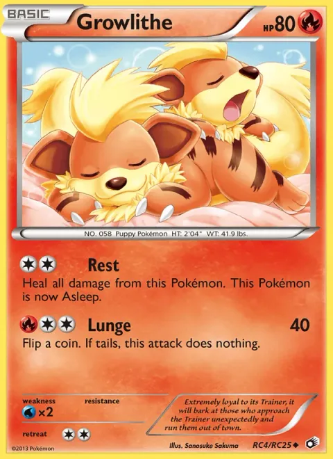 Growlithe [Rest | Lunge]