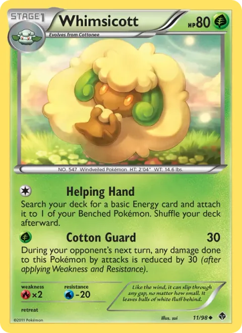Whimsicott [Helping Hand | Cotton Guard]