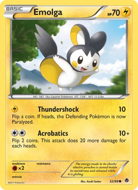 Emolga [Thundershock | Acrobatics]