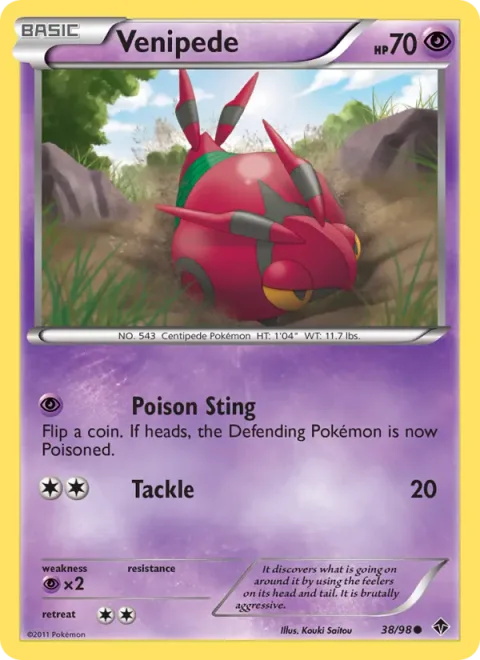 Venipede [Poison Sting | Tackle]