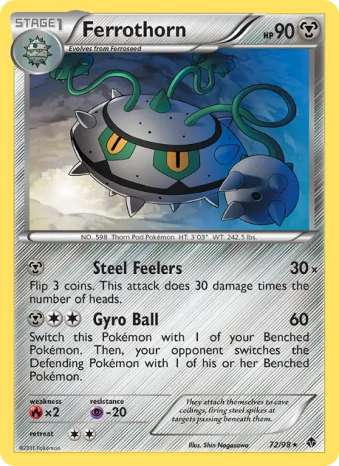 Ferrothorn [Steel Feelers | Gyro Ball]
