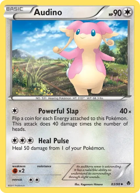 Audino [Powerful Slap | Heal Pulse]