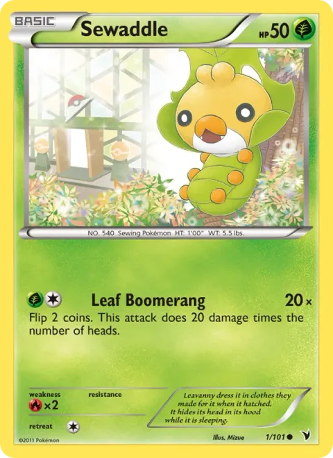 Sewaddle [Leaf Boomerang]