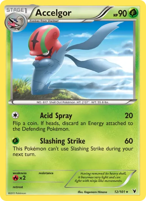 Accelgor [Acid Spray | Slashing Strike]
