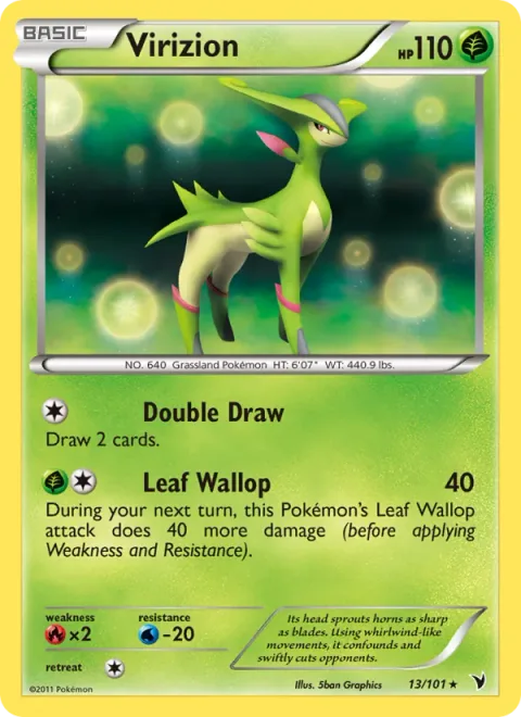 Virizion [Double Draw | Leaf Wallop]