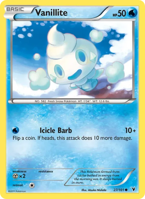 Vanillite [Icicle Barb]