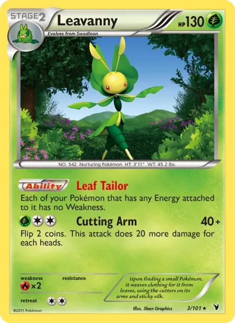 Leavanny [Leaf Tailor | Cutting Arm]