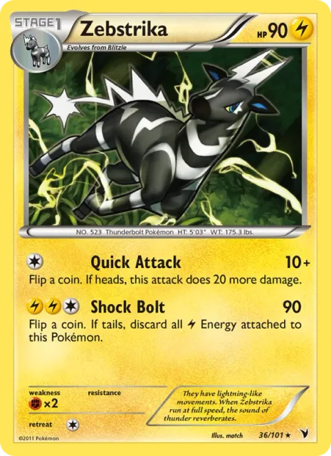 Zebstrika [Quick Attack | Shock Bolt]