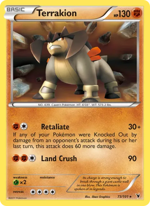Terrakion [Retaliate | Land Crush]