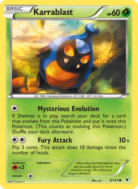 Karrablast [Mysterious Evolution | Fury Attack]