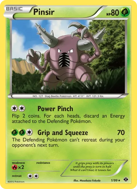 Pinsir [Power Pinch | Grip and Squeeze]