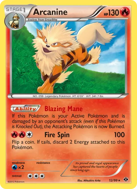 Arcanine [Blazing Mane | Fire Spin]