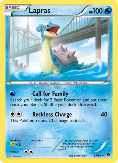 Lapras [Call for Family | Reckless Charge]
